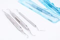 A set of dental tools Royalty Free Stock Photo