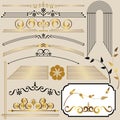 Set design elements. Royalty Free Stock Photo