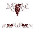 Set design elements -- grape