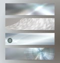 Set design header website background glow light metal01