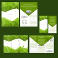 Set of design template with flyer, poster, brochure.