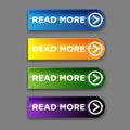 Set design vector triangle button for web icon Royalty Free Stock Photo
