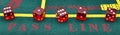 A Set of 5 Dice on a Craps Table Pass Line in Las Vegas