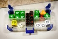 Set of dices for roleplaying and wargames on board