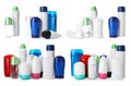Set with different deodorants Royalty Free Stock Photo
