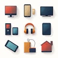 a set of different devices and devices