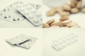 Set of different drug, collection Royalty Free Stock Photo