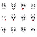 Set of different emoticons