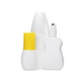 Set of different insect repellents on white background Royalty Free Stock Photo