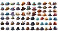 Set of different kind of cartoon hats