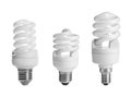 Set of different lamp bulbs Royalty Free Stock Photo