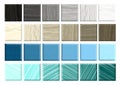 Set of different mosaic marble smalt Royalty Free Stock Photo