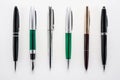 Set of different pens Royalty Free Stock Photo