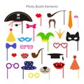 Set of different piece photo booth props