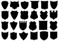 Set of different shields