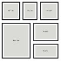 Set of different sizes simple elegant photo frames Free Vector canvas painting photography wall frame Royalty Free Stock Photo