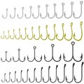 Set of Different Steel Hooks Royalty Free Stock Photo