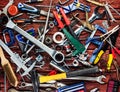 Set of different tools Royalty Free Stock Photo