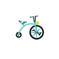Set Of Different Types Of Kids Bicycles, Colorful Bicycles With Different Types Of Frame Illustrations Royalty Free Stock Photo
