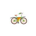 Set Of Different Types Of Kids Bicycles, Colorful Bicycles With Different Types Of Frame Illustrations Royalty Free Stock Photo