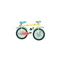 Set Of Different Types Of Kids Bicycles, Colorful Bicycles With Different Types Of Frame Illustrations Royalty Free Stock Photo