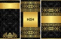 Set of different types of templates for cards Royalty Free Stock Photo