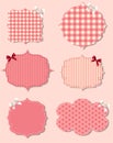 Set of different Valentine`s dey labels, design