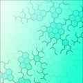 Set of digital backgrounds for dna molecule structure vector illustration Royalty Free Stock Photo
