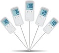 Set of digital thermometers with needle probes