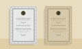 Set of Diploma Certificate of achievement template in vector with Thai outline. Award Templates, achievements for companies, Best