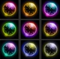 Set of Disco balls.