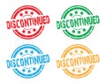 Set of discontinued faded stamps Royalty Free Stock Photo