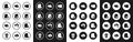 Set Document folder, DOC file document, Add new, with star, XLS, Delete, and Finance icon. Vector Royalty Free Stock Photo