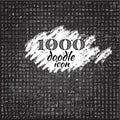 Set of 1000 doodle icon