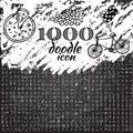 Set of 1000 doodle icon