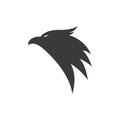 set of eagle head logo vector icon illustration Royalty Free Stock Photo