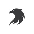 set of eagle head logo vector icon illustration Royalty Free Stock Photo