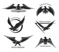 Set of eagle logo