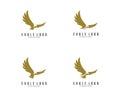 Set of Eagle logo design vector, Eagle icon logo