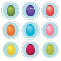 Set of easter eggs