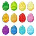 Set of Easter eggs