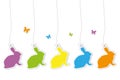 Set of easter hangtags Royalty Free Stock Photo