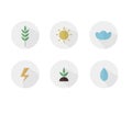 set of eco icons