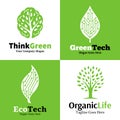 Set of ecological logo, icons and design element