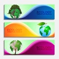 A set of ecology banners