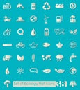 Set of ecology icons