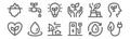 Set of 12 ecology icons. outline thin line icons such as eco energy, charging station, water drop, factory, eco bulb, tap water