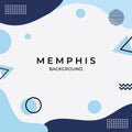 Geometric Background with Memphis style