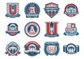 Set of education logo design icons Royalty Free Stock Photo