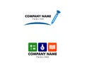 Set of Education logo icon design vector illustration Royalty Free Stock Photo